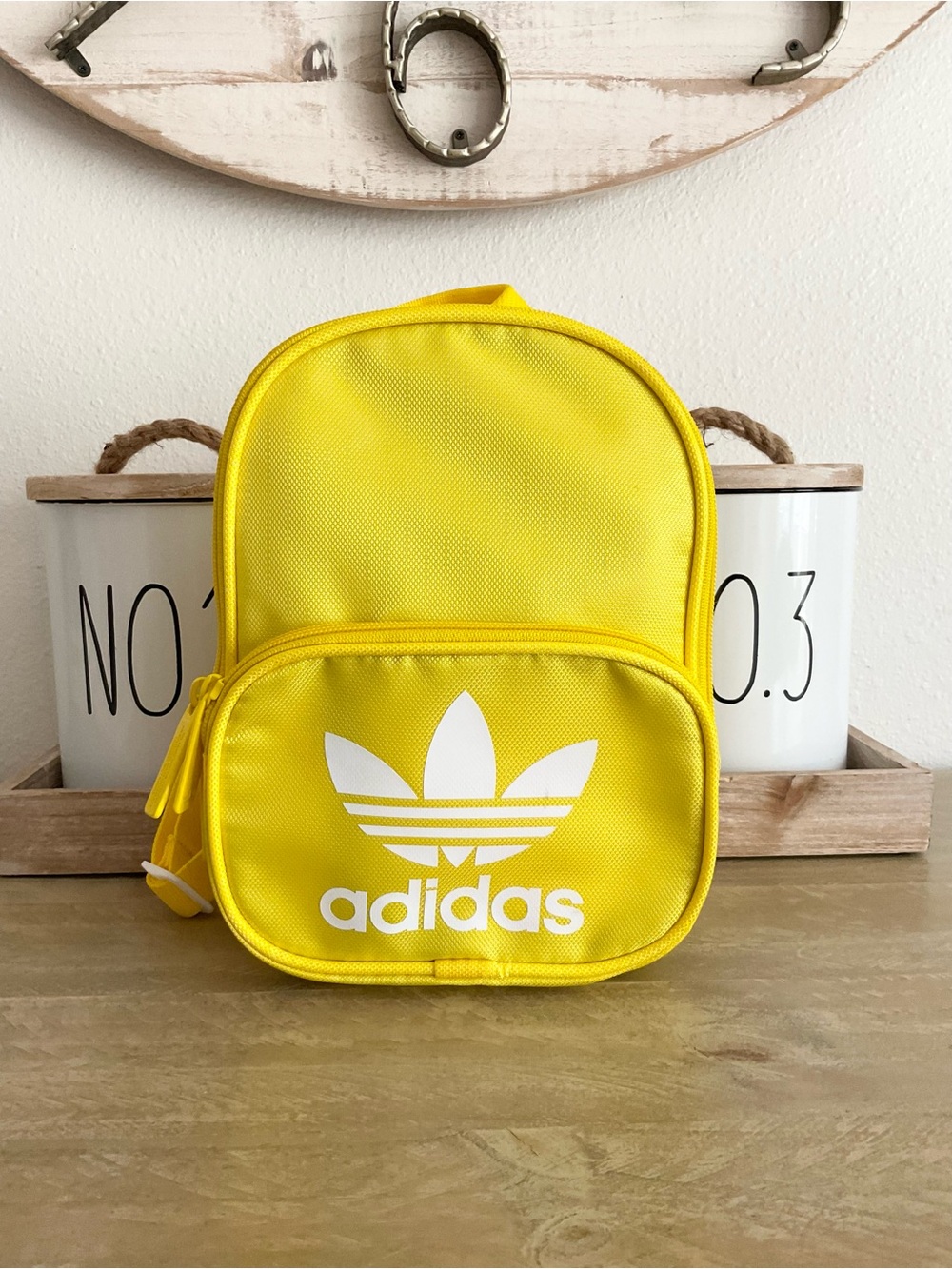 Adidas Yellow Mini Backpack